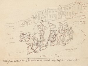Albumin piirustus tekijältä Thomas Rowlandson