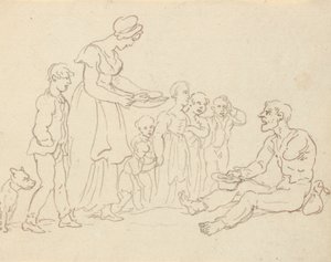 Albumin piirustus tekijältä Thomas Rowlandson