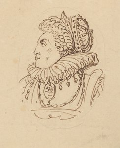 Albumin piirustus tekijältä Thomas Rowlandson