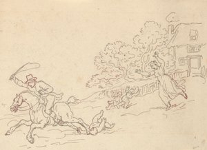 Albumin piirustus tekijältä Thomas Rowlandson