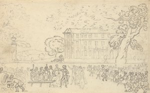 Albumin piirustus tekijältä Thomas Rowlandson