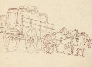 Albumin piirustus tekijältä Thomas Rowlandson