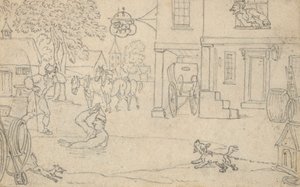 Albumin piirustus tekijältä Thomas Rowlandson