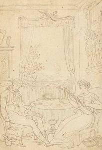 Albumin piirros tekijältä Thomas Rowlandson
