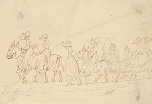 Albumin piirros tekijältä Thomas Rowlandson