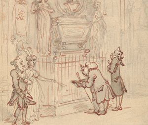 Albumin piirros tekijältä Thomas Rowlandson