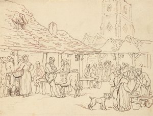 Albumin piirros tekijältä Thomas Rowlandson