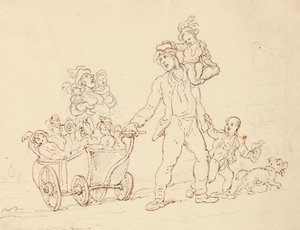 Albumin piirros tekijältä Thomas Rowlandson