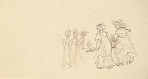 Albumin piirros tekijältä Thomas Rowlandson