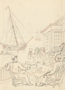 Albumin piirros tekijältä Thomas Rowlandson