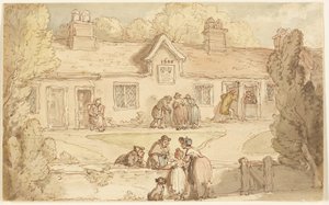 Alms House of Tottenham tekijältä Thomas Rowlandson