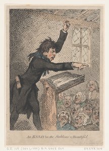 Essee ylevästä ja kauniista, 10. huhtikuuta 1792, 10. huhtikuuta 1792. tekijältä Thomas Rowlandson