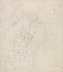 Vanha mies, jota kuolema kiusaa tekijältä Thomas Rowlandson