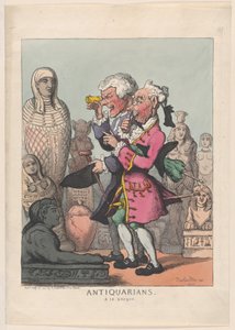 Antiquarians a la Greque, 14. heinäkuuta 1805, 14. heinäkuuta 1805. tekijältä Thomas Rowlandson