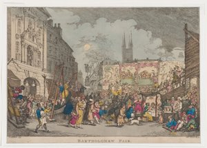 Bartolomeuksen messut, 1807, 1807. tekijältä Thomas Rowlandson