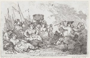 Billingsgate, 4. helmikuuta 1786, 4. helmikuuta 1786. tekijältä Thomas Rowlandson