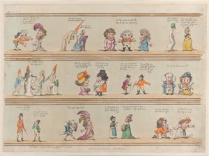 Huoneiden rajat, levy 4, 1. huhtikuuta 1799, 1. huhtikuuta 1799. tekijältä Thomas Rowlandson