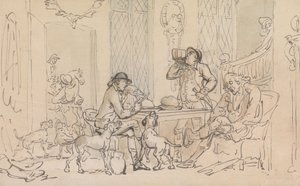 Aamiainen ennen metsästystä tekijältä Thomas Rowlandson