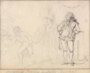 Britannian suojelus, eli uskollisuuden voitto tekijältä Thomas Rowlandson