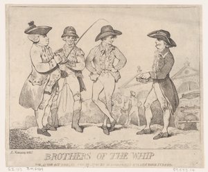 Brothers of the whip, 27. marraskuuta 1781., 27. marraskuuta 1781. tekijältä Thomas Rowlandson