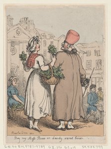 Osta My Moss Roses tai Dainty Sweet briar, 1811, 1811. tekijältä Thomas Rowlandson