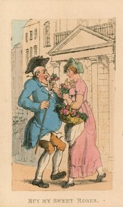 Osta makeat ruusuni (värillinen kaiverrus) tekijältä Thomas Rowlandson