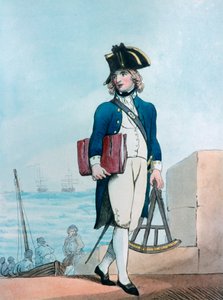 Merijalkaväen ehdokas, 1799 tekijältä Thomas Rowlandson