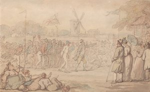Kapteeni Barclayn rallipeli - Maali tekijältä Thomas Rowlandson