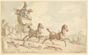 Kapteeni Squander Bang Up to the Mark tekijältä Thomas Rowlandson