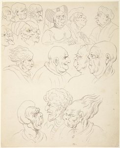 Karikatyyripäät tekijältä Thomas Rowlandson