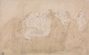 Shakin pelaajat tekijältä Thomas Rowlandson