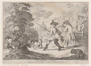 City Foulers-Mark!, 1799, 1799. tekijältä Thomas Rowlandson