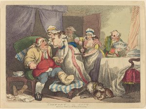 Mukavuus kihtissä tekijältä Thomas Rowlandson