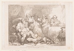 Mukavuutta kihtiä sairastaville tekijältä Thomas Rowlandson