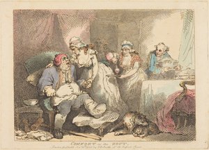 Mukavuutta kihtiä sairastaville tekijältä Thomas Rowlandson