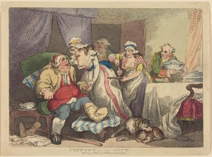 Mukavuutta kihtiä sairastaville tekijältä Thomas Rowlandson