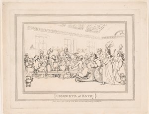 Kylpyhuoneen mukavuudet, kuva 11 tekijältä Thomas Rowlandson