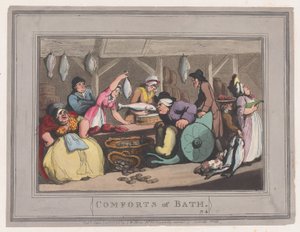 Comforts of Bath, levy 4, 6. tammikuuta 1798, 6. tammikuuta 1798. tekijältä Thomas Rowlandson