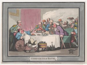 Comforts of Bath, levy 9, 6. tammikuuta 1798, 6. tammikuuta 1798. tekijältä Thomas Rowlandson