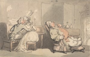 Kylpyammeen mukavuudet: Musiikkimestari tekijältä Thomas Rowlandson