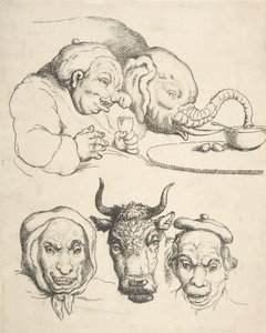 Vertaileva anatomia, 1800-25, 1800-25. tekijältä Thomas Rowlandson