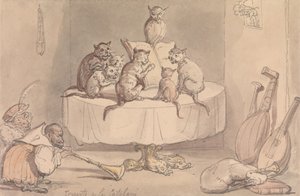 Konsertti a la Catalani tekijältä Thomas Rowlandson