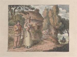 Cornwall, Overlooker, Views in Cornwall, 1812., 1812. tekijältä Thomas Rowlandson