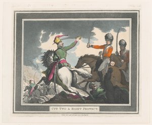 Cut Two & Right Protect, 1. syyskuuta 1798, 1. syyskuuta 1798. tekijältä Thomas Rowlandson
