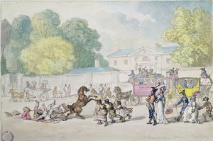 Devonshire House, Piccadilly tekijältä Thomas Rowlandson