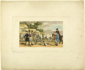 Doctor Syntax Sells Grizzle, The Tour of Doctor Syntax tekijältä Thomas Rowlandson