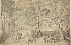 Tohtori syntaksi tiellä tekijältä Thomas Rowlandson