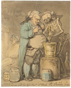 Dr. Brodum ja hänen assistenttinsa Work Pro Bono Publicona tekijältä Thomas Rowlandson
