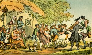 "Dr Syntax - maaseutuurheilu" tekijältä Thomas Rowlandson