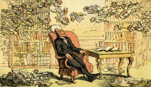 "Dr Syntax - lääkärin unelma" tekijältä Thomas Rowlandson
